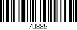 Código de barras (EAN, GTIN, SKU, ISBN): '70889'