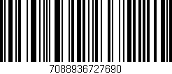 Código de barras (EAN, GTIN, SKU, ISBN): '7088936727690'