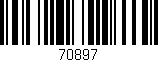 Código de barras (EAN, GTIN, SKU, ISBN): '70897'