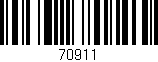 Código de barras (EAN, GTIN, SKU, ISBN): '70911'