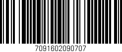 Código de barras (EAN, GTIN, SKU, ISBN): '7091602090707'