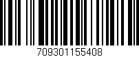 Código de barras (EAN, GTIN, SKU, ISBN): '709301155408'