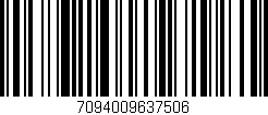 Código de barras (EAN, GTIN, SKU, ISBN): '7094009637506'