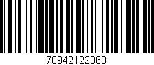 Código de barras (EAN, GTIN, SKU, ISBN): '70942122863'