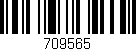 Código de barras (EAN, GTIN, SKU, ISBN): '709565'