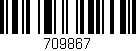 Código de barras (EAN, GTIN, SKU, ISBN): '709867'