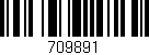 Código de barras (EAN, GTIN, SKU, ISBN): '709891'