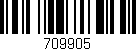 Código de barras (EAN, GTIN, SKU, ISBN): '709905'