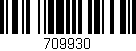 Código de barras (EAN, GTIN, SKU, ISBN): '709930'