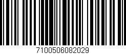 Código de barras (EAN, GTIN, SKU, ISBN): '7100506082029'