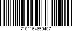 Código de barras (EAN, GTIN, SKU, ISBN): '7101164650407'