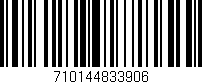 Código de barras (EAN, GTIN, SKU, ISBN): '710144833906'