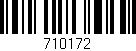 Código de barras (EAN, GTIN, SKU, ISBN): '710172'
