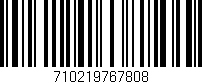 Código de barras (EAN, GTIN, SKU, ISBN): '710219767808'
