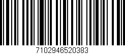 Código de barras (EAN, GTIN, SKU, ISBN): '7102946520383'
