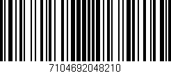 Código de barras (EAN, GTIN, SKU, ISBN): '7104692048210'