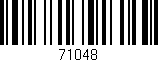 Código de barras (EAN, GTIN, SKU, ISBN): '71048'