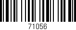 Código de barras (EAN, GTIN, SKU, ISBN): '71056'