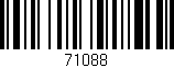 Código de barras (EAN, GTIN, SKU, ISBN): '71088'