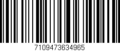 Código de barras (EAN, GTIN, SKU, ISBN): '7109473634965'