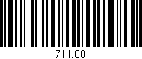 Código de barras (EAN, GTIN, SKU, ISBN): '711.00'