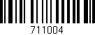 Código de barras (EAN, GTIN, SKU, ISBN): '711004'