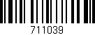 Código de barras (EAN, GTIN, SKU, ISBN): '711039'
