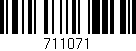 Código de barras (EAN, GTIN, SKU, ISBN): '711071'