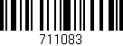 Código de barras (EAN, GTIN, SKU, ISBN): '711083'