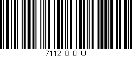 Código de barras (EAN, GTIN, SKU, ISBN): '7112_0_0_U'