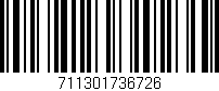 Código de barras (EAN, GTIN, SKU, ISBN): '711301736726'