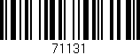 Código de barras (EAN, GTIN, SKU, ISBN): '71131'