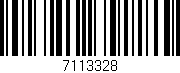 Código de barras (EAN, GTIN, SKU, ISBN): '7113328'