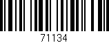 Código de barras (EAN, GTIN, SKU, ISBN): '71134'