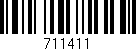 Código de barras (EAN, GTIN, SKU, ISBN): '711411'