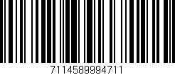 Código de barras (EAN, GTIN, SKU, ISBN): '7114589994711'