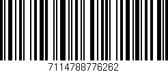 Código de barras (EAN, GTIN, SKU, ISBN): '7114788776262'