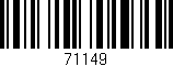 Código de barras (EAN, GTIN, SKU, ISBN): '71149'