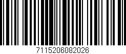 Código de barras (EAN, GTIN, SKU, ISBN): '7115206082026'