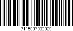 Código de barras (EAN, GTIN, SKU, ISBN): '7115807082029'