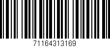Código de barras (EAN, GTIN, SKU, ISBN): '71164313169'