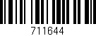 Código de barras (EAN, GTIN, SKU, ISBN): '711644'