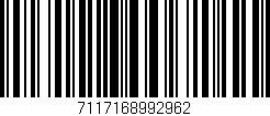 Código de barras (EAN, GTIN, SKU, ISBN): '7117168992962'