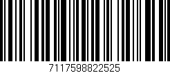 Código de barras (EAN, GTIN, SKU, ISBN): '7117598822525'