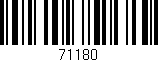Código de barras (EAN, GTIN, SKU, ISBN): '71180'