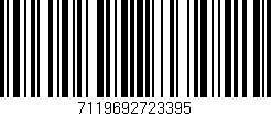 Código de barras (EAN, GTIN, SKU, ISBN): '7119692723395'