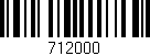 Código de barras (EAN, GTIN, SKU, ISBN): '712000'
