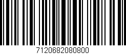 Código de barras (EAN, GTIN, SKU, ISBN): '7120682080800'