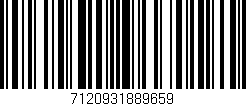 Código de barras (EAN, GTIN, SKU, ISBN): '7120931889659'