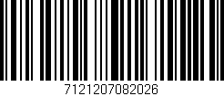 Código de barras (EAN, GTIN, SKU, ISBN): '7121207082026'